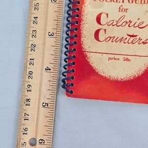 Kitchen | Vintage Pocket Guide For Calorie Counters Spiral Bound Red ...
